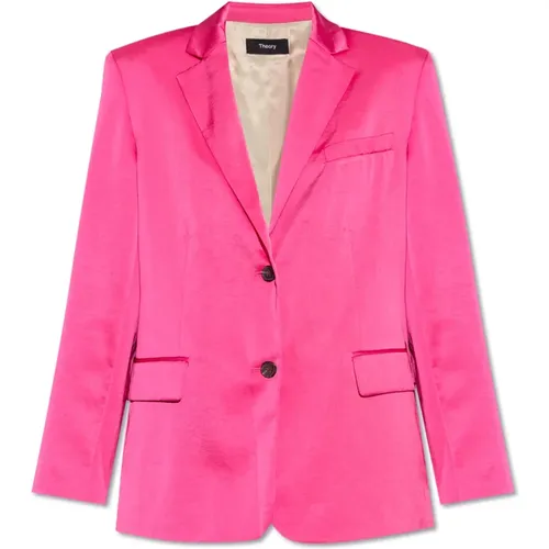 Satin Blazer , Damen, Größe: M/L - Theory - Modalova