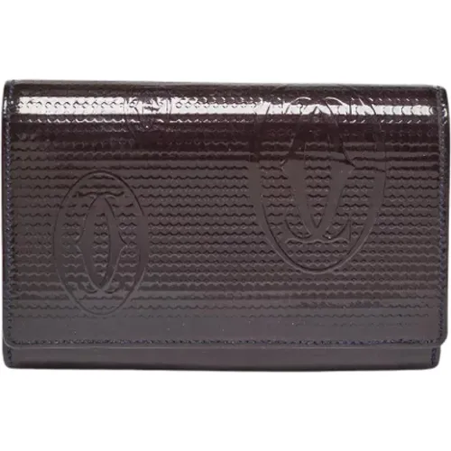 Pre-owned Wallets, female, , Size: ONE SIZE Pre-owned Leather wallets - Cartier Vintage - Modalova