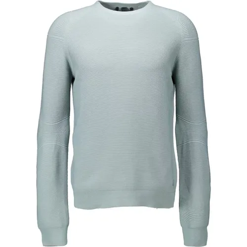 D Knit Sweater with Rib and Ventilation Details , male, Sizes: M, XL, L, S - AlphaTauri - Modalova
