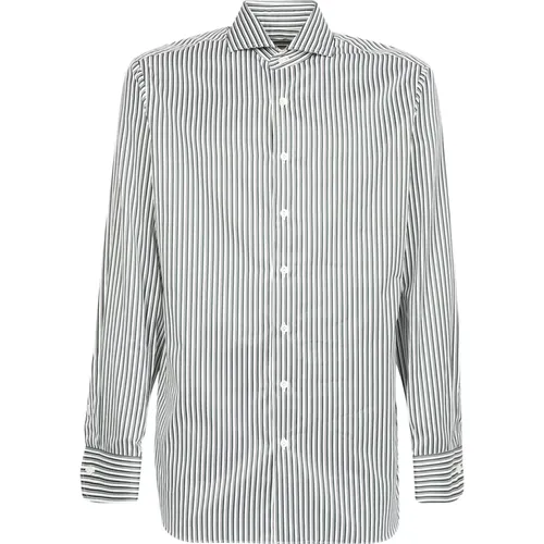 Casual Shirts, male, , Size: 2XL striped print shirt - Lardini - Modalova