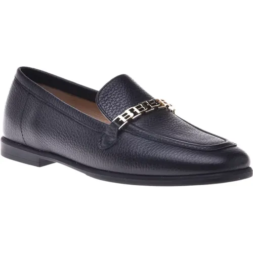 Loafers in tumbled leather , Damen, Größe: 39 EU - Baldinini - Modalova