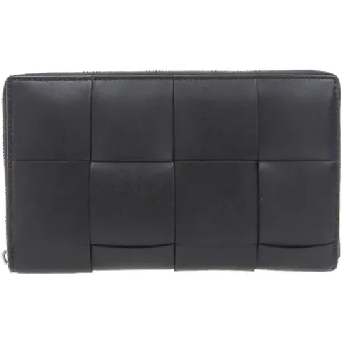 Pre-owned Leather wallets , female, Sizes: ONE SIZE - Bottega Veneta Vintage - Modalova