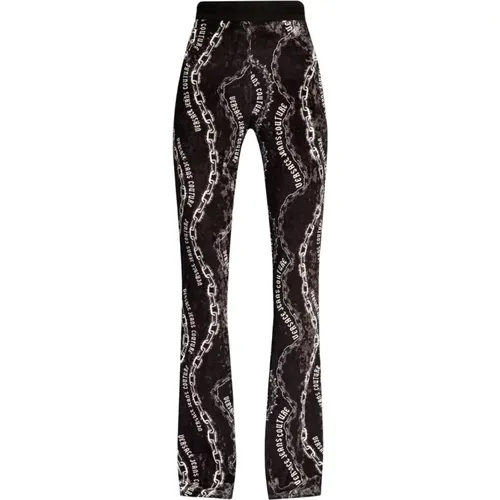 Black Trousers Stylish ***cv , female, Sizes: 3XS, M, 2XS - Versace Jeans Couture - Modalova