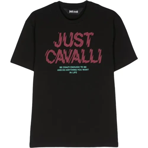 Graphic T-shirts and Polos , male, Sizes: S, L, M, XL - Just Cavalli - Modalova