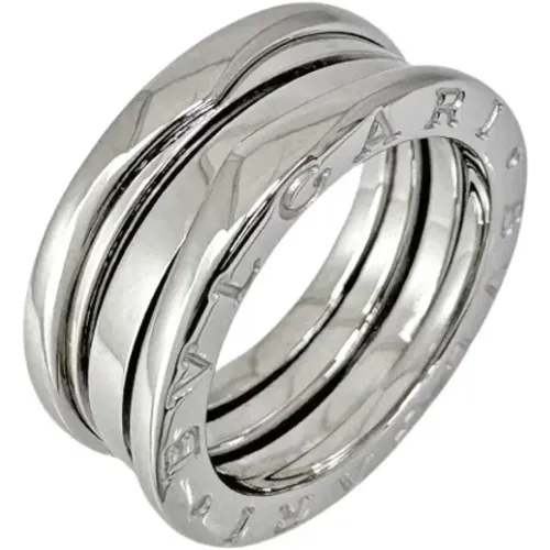 Pre-owned Jewellery, female, , Size: ONE SIZE Pre-owned White Gold rings - Bvlgari Vintage - Modalova