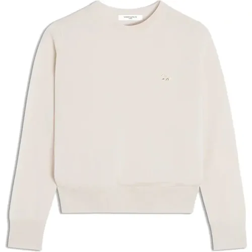Sweatshirts, female, , Size: M Stylish Knit Sweater for Men - Maison Kitsuné - Modalova