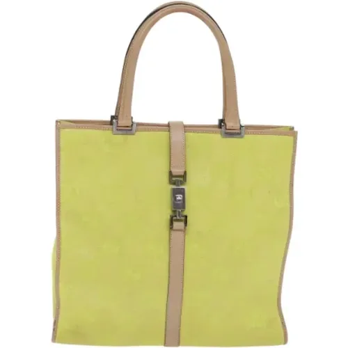 Pre-owned Tote Bags, female, , Size: ONE SIZE Pre-owned Canvas gucci-bags - Gucci Vintage - Modalova