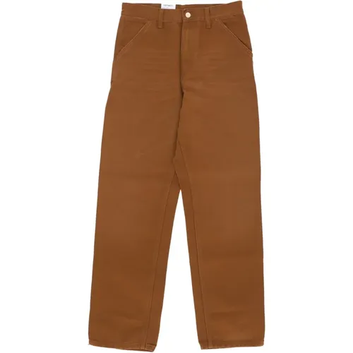 Straight Trousers, male, , Size: W36 L32 Workwear Jeans Single Knee Pant - Carhartt WIP - Modalova