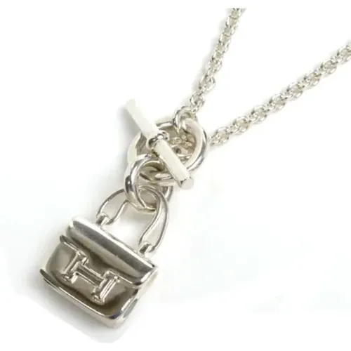 Pre-owned Jewellery, female, , Size: ONE SIZE Pre-owned Silver hermes-jewelry - Hermès Vintage - Modalova