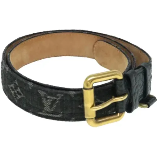 Pre-owned Denim belts , unisex, Sizes: ONE SIZE - Louis Vuitton Vintage - Modalova