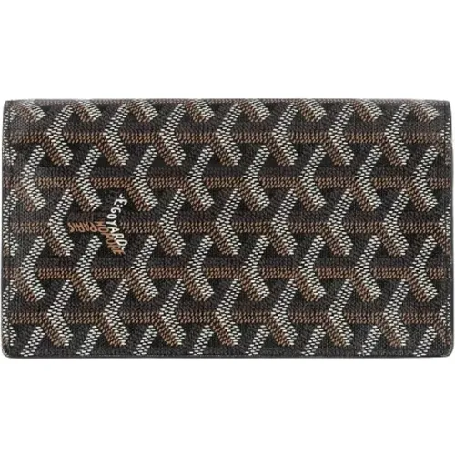 Pre-owned Wallets, female, , Size: ONE SIZE Pre-owned Canvas wallets - Goyard Vintage - Modalova