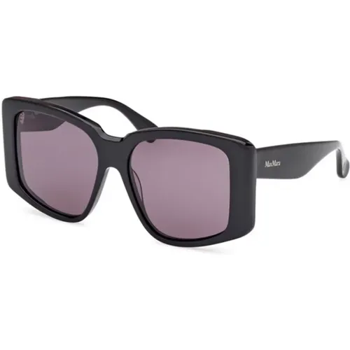 Shiny Smoke Sunglasses , female, Sizes: 57 MM - Max Mara - Modalova