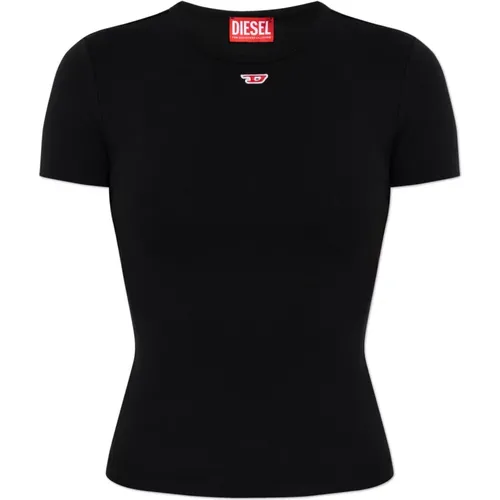 T-Shirts, female, , Size: L T-Ele-Long-D T-shirt - Diesel - Modalova