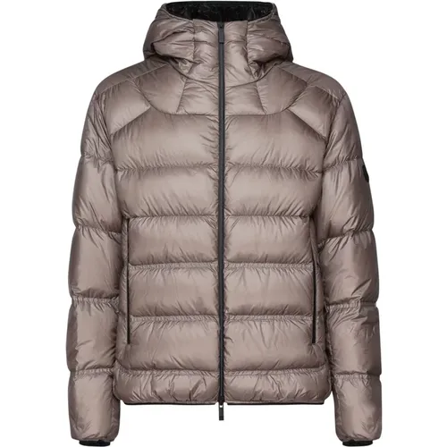 Winter Jackets, male, , Size: XL Ripstop Padded Coat with Hood - Moncler - Modalova