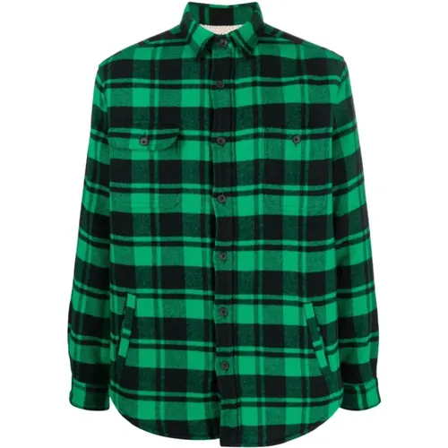 Flannel Checked Shirt , male, Sizes: L - Polo Ralph Lauren - Modalova