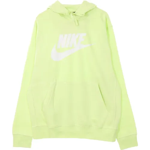 Hoodies, male, , Size: XL Club Hoodie Pullover Long Sleeve Sweatshirt - Nike - Modalova