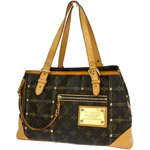 Pre-owned Tote Bags, female, , Size: ONE SIZE Pre-owned Canvas shoulder-bags - Louis Vuitton Vintage - Modalova