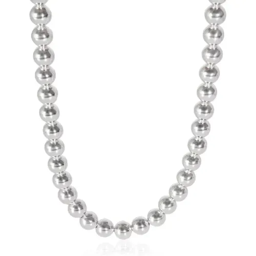 Pre-owned Silver necklaces , female, Sizes: ONE SIZE - Tiffany & Co. Pre-owned - Modalova