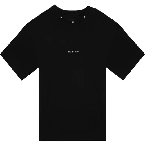 Kurzarm Rundhals T-Shirt , Herren, Größe: S - Givenchy - Modalova