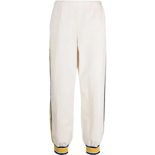 Striped Elasticated Track Pants , male, Sizes: L - Gucci - Modalova