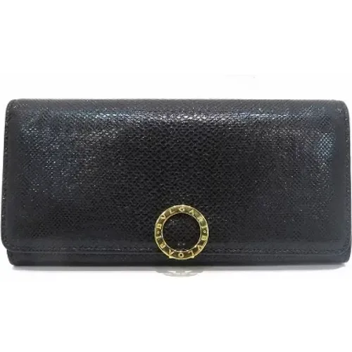 Pre-owned Leather wallets , female, Sizes: ONE SIZE - Bvlgari Vintage - Modalova