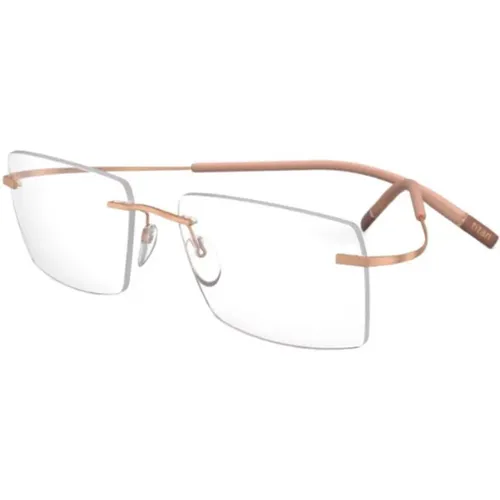 Glasses, unisex, , Size: 52 MM Rose Gold Eyewear Frames THE Icon - Silhouette - Modalova