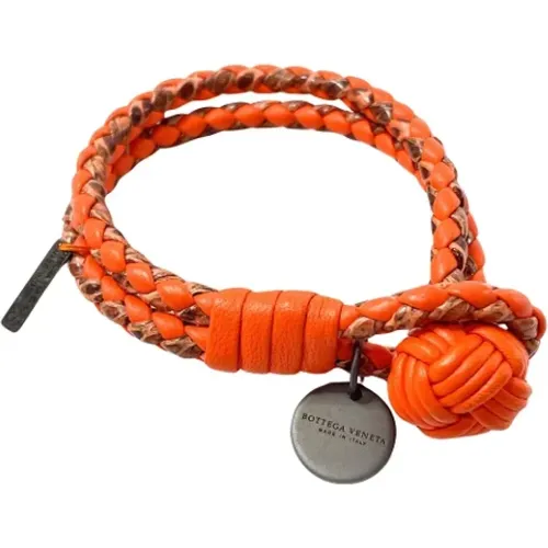 Pre-owned Leather bracelets , female, Sizes: ONE SIZE - Bottega Veneta Vintage - Modalova