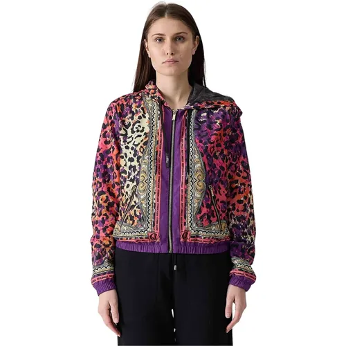 Colorful Nylon Jacket , female, Sizes: M - Just Cavalli - Modalova