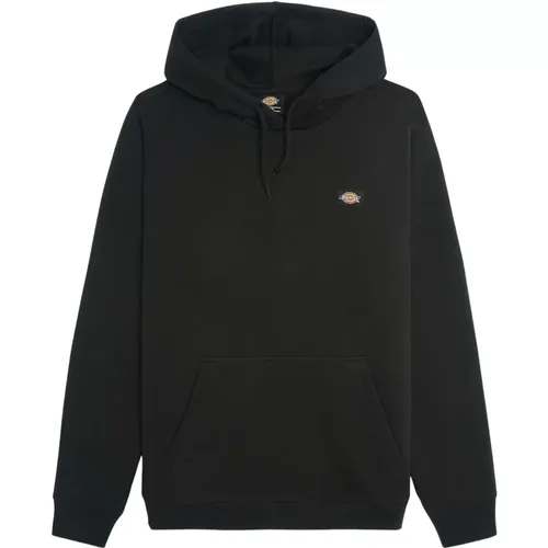 Schwarzer Sweatshirt mit Kängurutasche , Herren, Größe: L - Dickies - Modalova