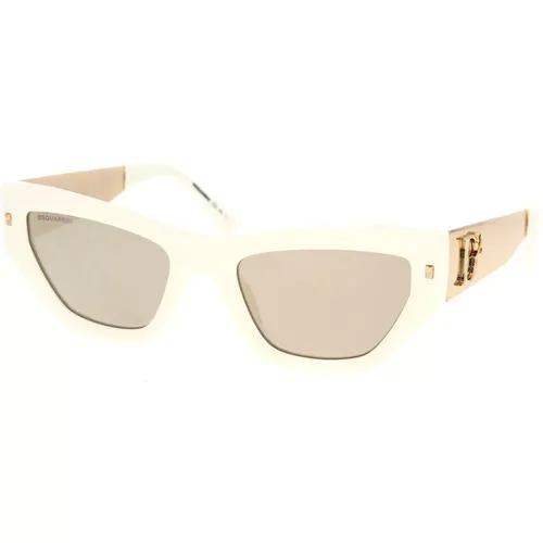 Mutige und stilvolle Sonnenbrille mit D2-Logo - Dsquared2 - Modalova