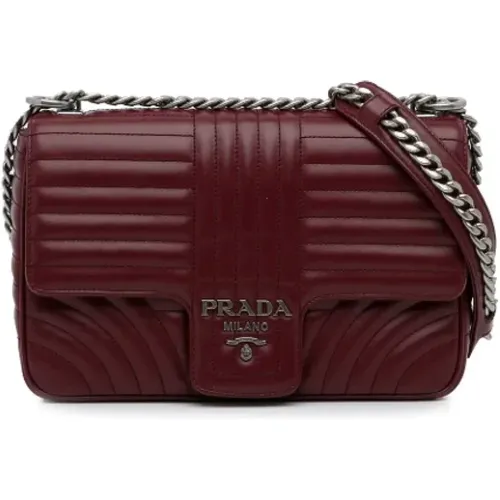 Pre-owned Cross Body Bags, female, , Size: ONE SIZE Pre-owned Leather prada-bags - Prada Vintage - Modalova