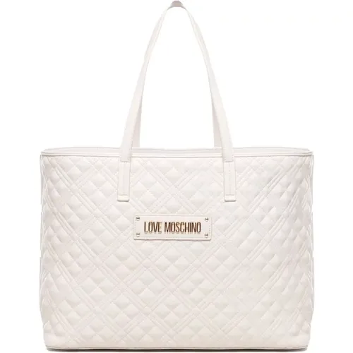 Quilted Design Shoppingtasche für Frauen - Love Moschino - Modalova