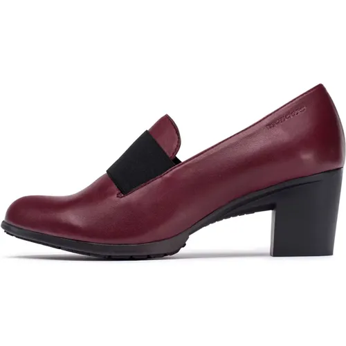 Elastischer Bordeaux Schuh - Größe: 42, Farbe: Rot , Damen, Größe: 36 EU - Wonders - Modalova