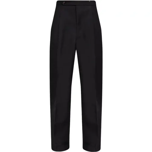 Pleat-front trousers , male, Sizes: W44, S, W42 - Maison Margiela - Modalova