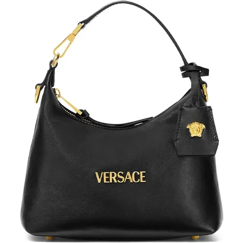 Handbags, female, , Size: ONE SIZE Designer Handbag with Logo Hardware - Versace - Modalova