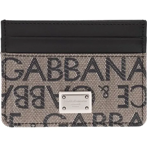 Wallets & Cardholders, male, , Size: ONE SIZE Card holder - Dolce & Gabbana - Modalova