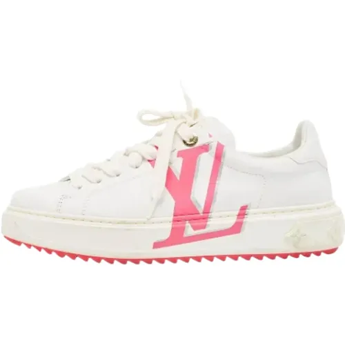 Pre-owned Sneakers, female, , Size: 8 1/2 US Pre-owned Leather sneakers - Louis Vuitton Vintage - Modalova