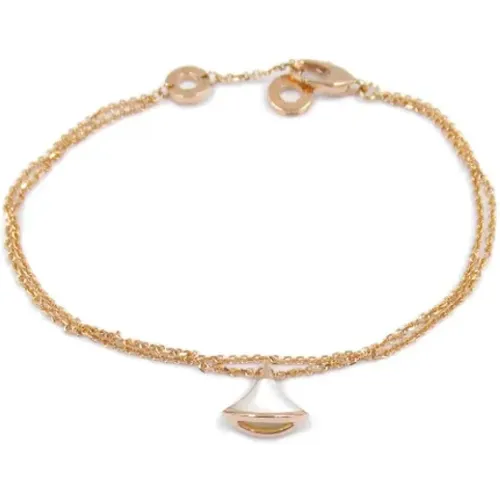 Pre-owned Jewellery, female, , Size: ONE SIZE Pre-owned Rose Gold bracelets - Bvlgari Vintage - Modalova