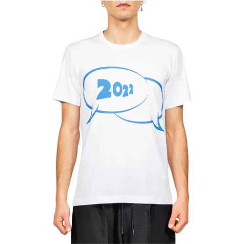 T-Shirt , Herren, Größe: L - Comme des Garçons - Modalova