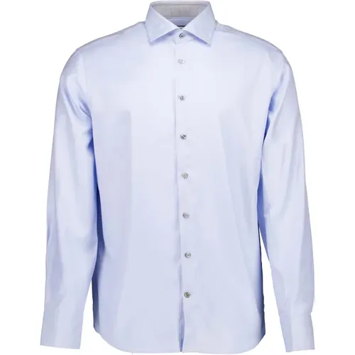 Blaues Stilvolles Hemd , Herren, Größe: M - Stenströms - Modalova