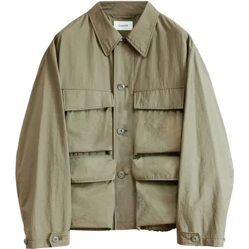 Light Field Jacket Dusty Khaki , male, Sizes: XL - Lemaire - Modalova