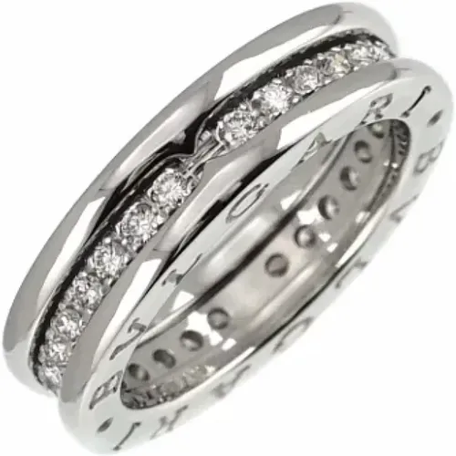 Pre-owned Jewellery, female, , Size: ONE SIZE Pre-owned White Gold rings - Bvlgari Vintage - Modalova