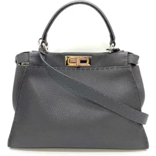 Pre-owned Leather handbags , female, Sizes: ONE SIZE - Fendi Vintage - Modalova