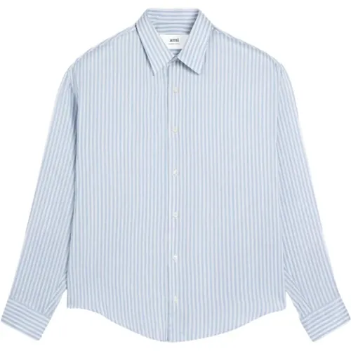 Striped Shirt , male, Sizes: 2XL - Ami Paris - Modalova