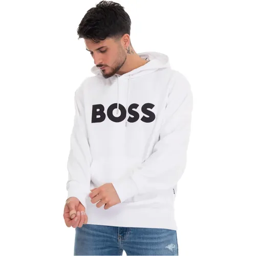 Hoodie , male, Sizes: M, XL, L - Boss - Modalova