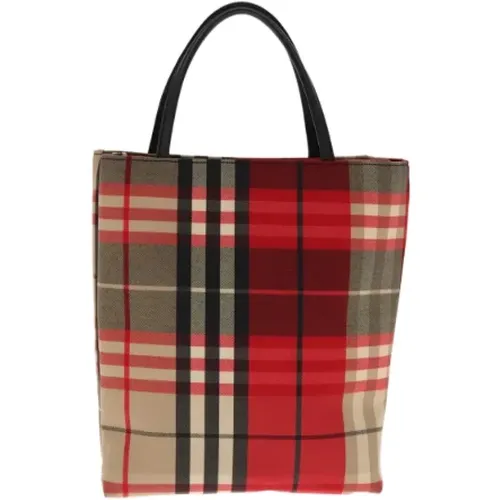 Pre-owned Tote Bags, female, , Size: ONE SIZE Pre-owned Canvas totes - Burberry Vintage - Modalova