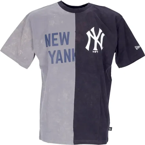 T-Shirts, male, , Size: 2XL Yankees Graphic Tee Storm Grey/Navy - new era - Modalova