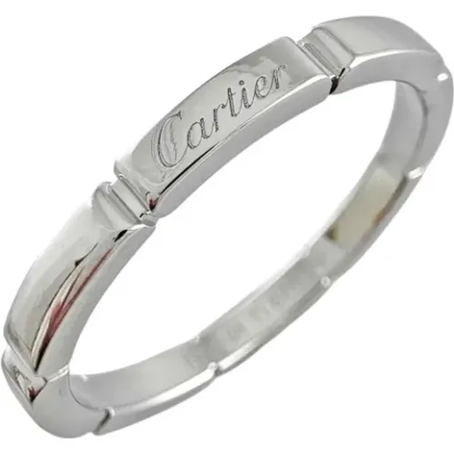 Pre-owned Jewellery, female, , Size: ONE SIZE Pre-owned Silver rings - Cartier Vintage - Modalova