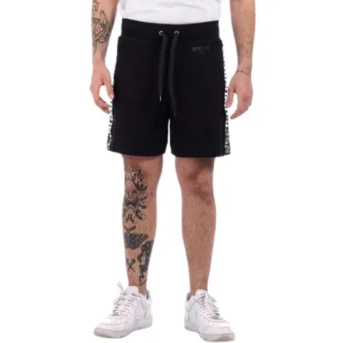 Schwarze Baumwoll Regular Fit Shorts , Herren, Größe: L - Moschino - Modalova