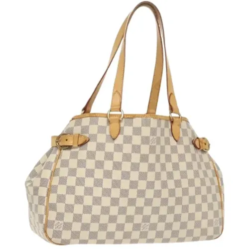 Pre-owned Tote Bags, female, , Size: ONE SIZE Pre-owned Canvas shoulder-bags - Louis Vuitton Vintage - Modalova